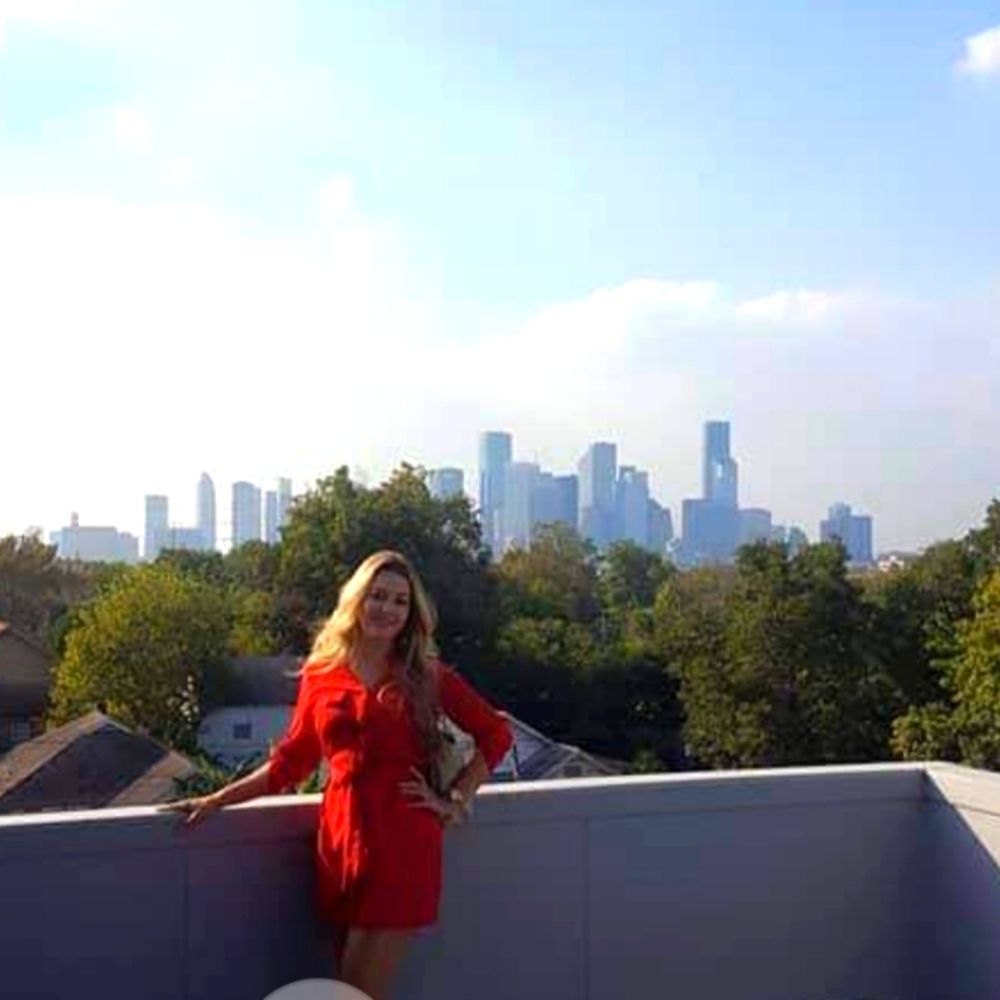 Express Red collar shirt dress w belt